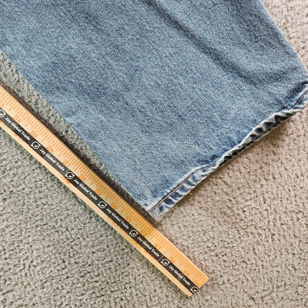 Levi's 505 Jeans Men 40 x 32 Zip Fly Blue‎ Denim Regular Fit Straight Leg